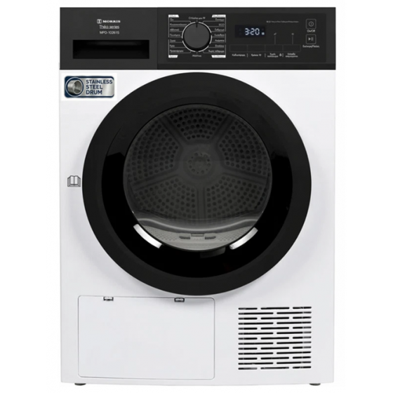 MORRIS MPD-10261S Στεγνωτήριο Ρούχων 10kg 16 προγράμματα MORRIS MPD-10261S Στεγνωτήριο Ρούχων 10kg 16 προγράμματα